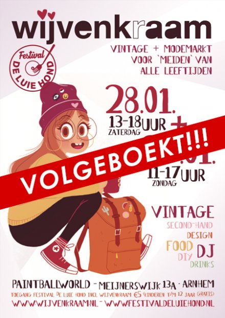 Wijvenkraam x Luie Hond Festival 28+29 Januari 2017